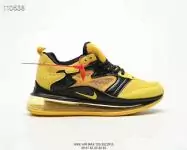 official nouveau nike air max 720 2019 coussin dair chaussures yellow